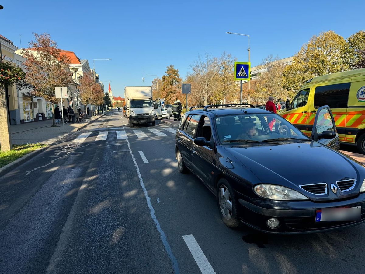 A balesetben két jármű volt érintett