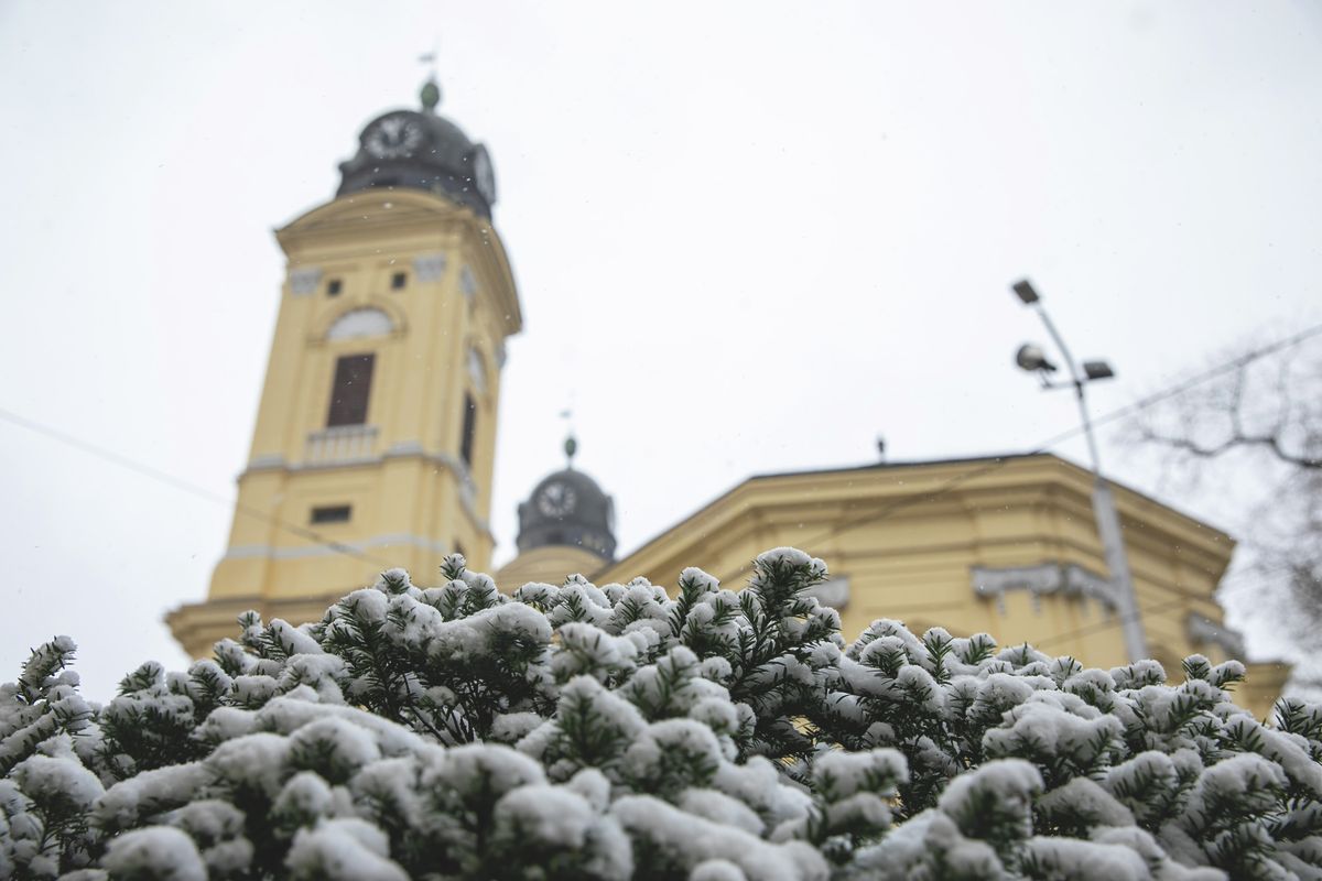 Debrecenben is volt hóesés az Időkép észlelői szerint