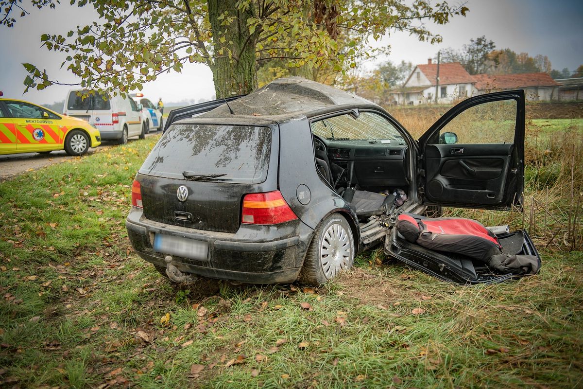 A Berettyóújfalu melletti balesethez is vonult a katasztrófavédelem