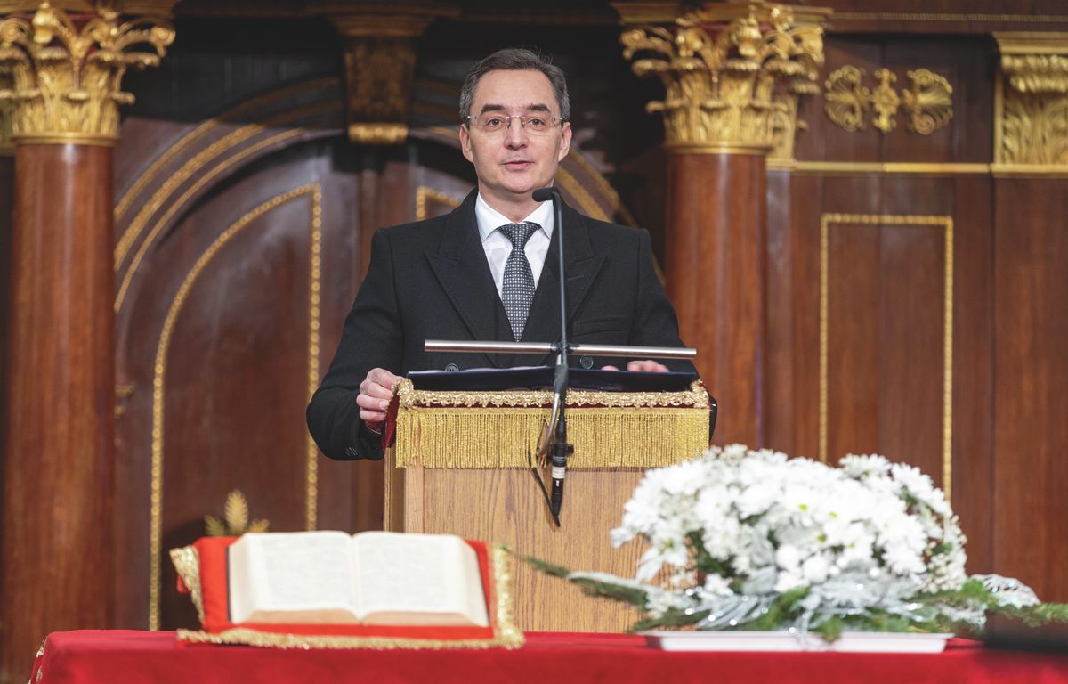 újévi köszöntő, fényjáték, nagytemplom, debrecen, haon