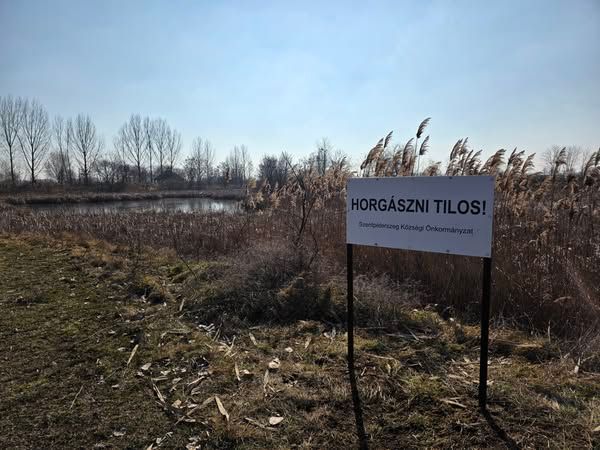 Nem lehet horgászni a szentpéterszegi záportározónál