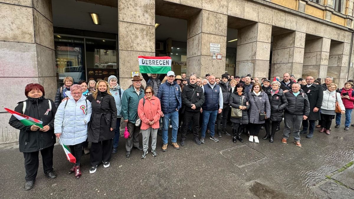 Hajdú-Biharból is szép számmal vettek részt a március 15-i, fővárosi megemlékezésen