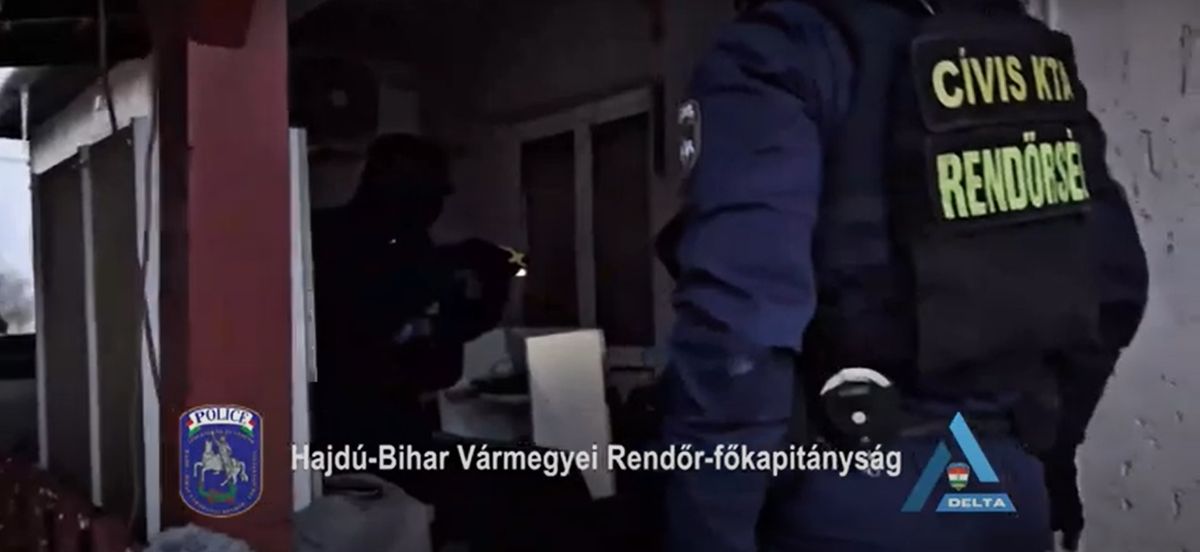 A gyanú szerint kábítószereket árultak Hajdúszováton