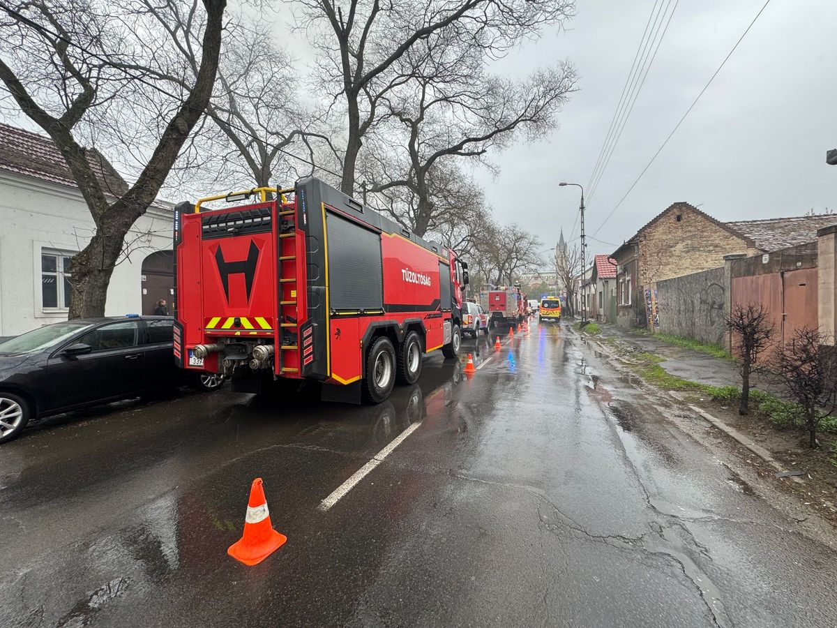 Nagy erőkkel vonultak a helyszínre a tűzoltók
