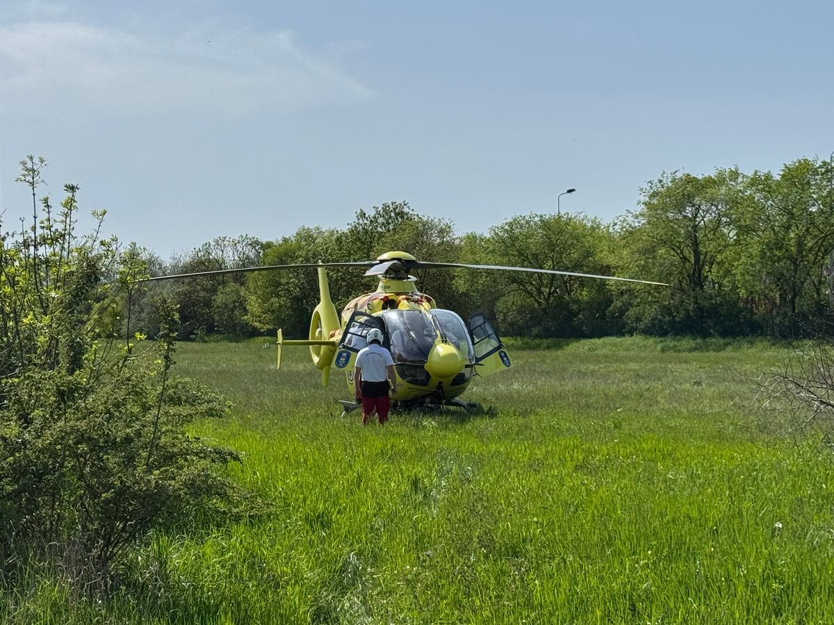 Kedden kétszer is mentőhelikopter szállt le Hajdúszoboszlón