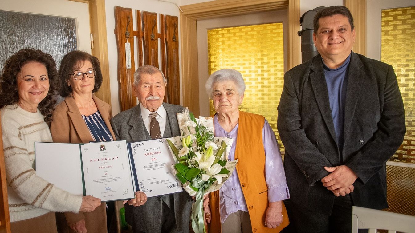 A hajdúszoboszlói Kádár József 95. születésnapját ünnepelte