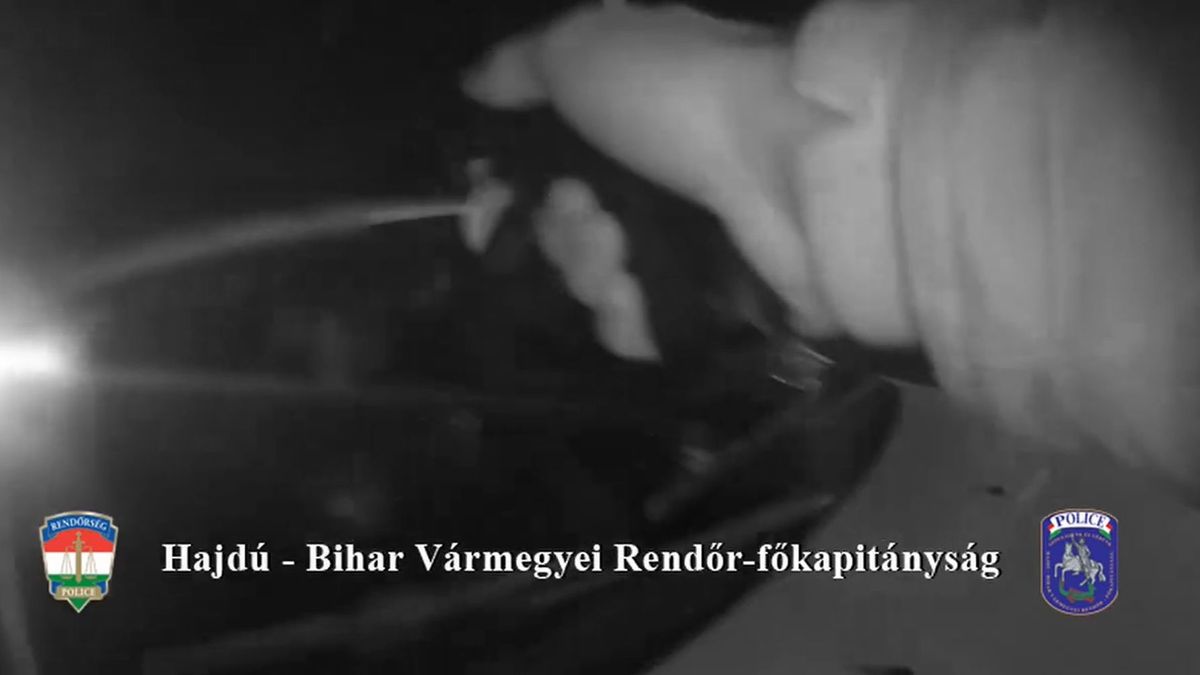 Akciófilmbe illő jelenetek Hajdúhadházról, videó is készült az éjszakai bevetésen!