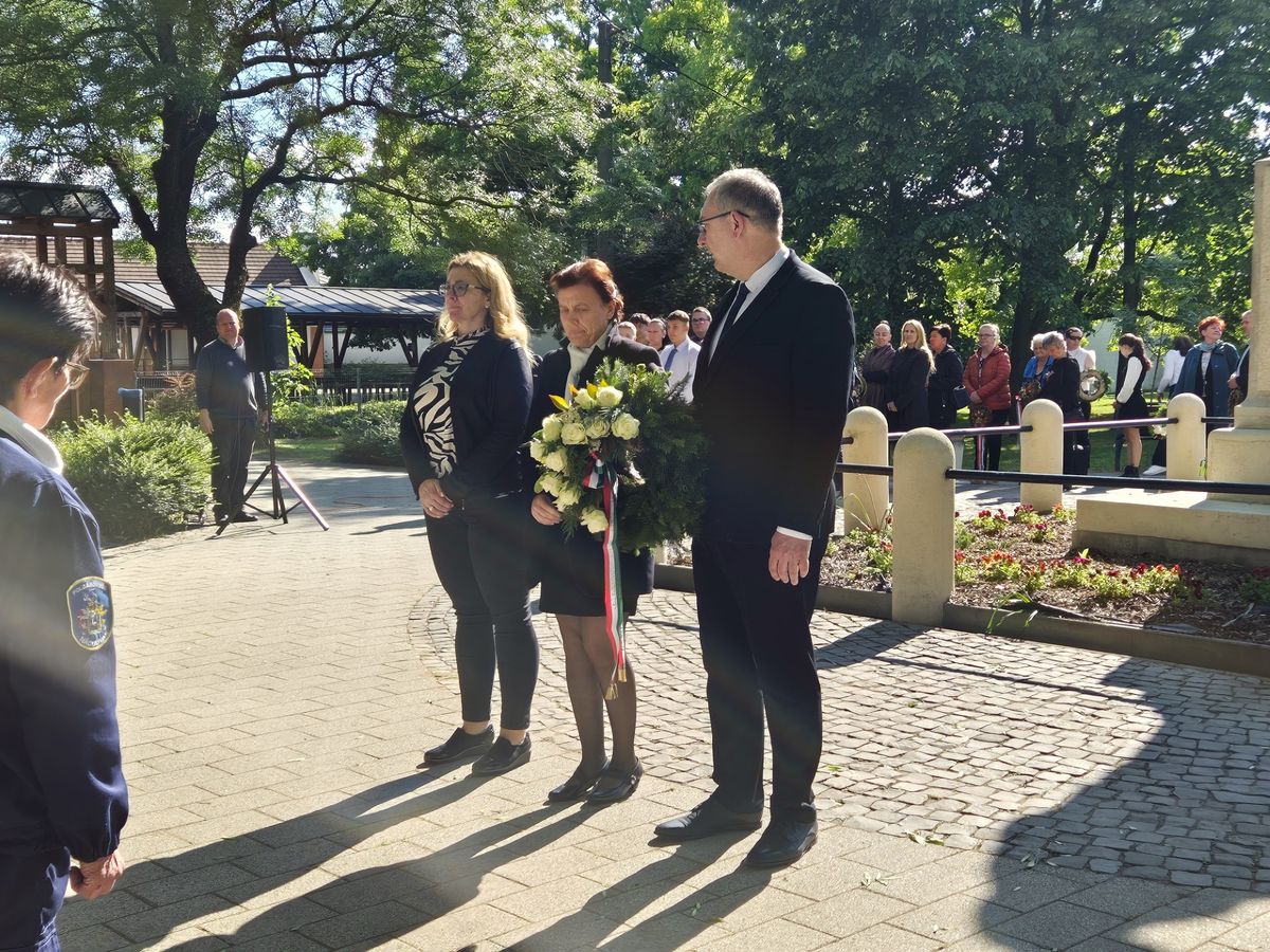 II. világháború lezárásának 80. évfordulója alkalmából tartottak megemlékezést