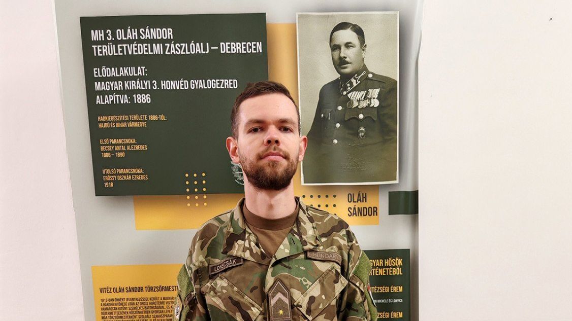 Megkéseltek egy férfit Debrecenben, egy közelben tartózkodó tartalékos katona, Lonscsák Erik sietett a segítségére