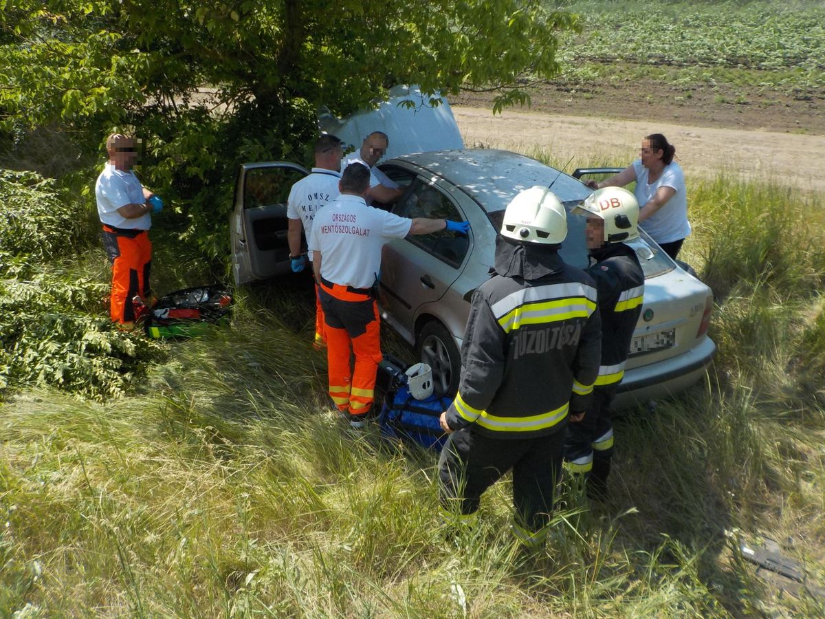 Baleset miatt riasztották a hatóságokat