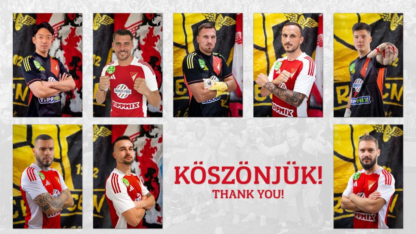Nagytakarítás? Nyolc játékos hagyja el a DVSC-t! – hivatalos