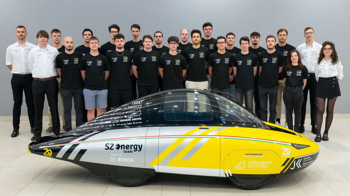 Címvédésre készülnek a Széchenyi István Egyetem elektromos autót fejlesztő hallgatói