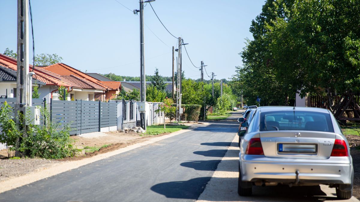 Tőt utcai útépítés szakaszának befejezése