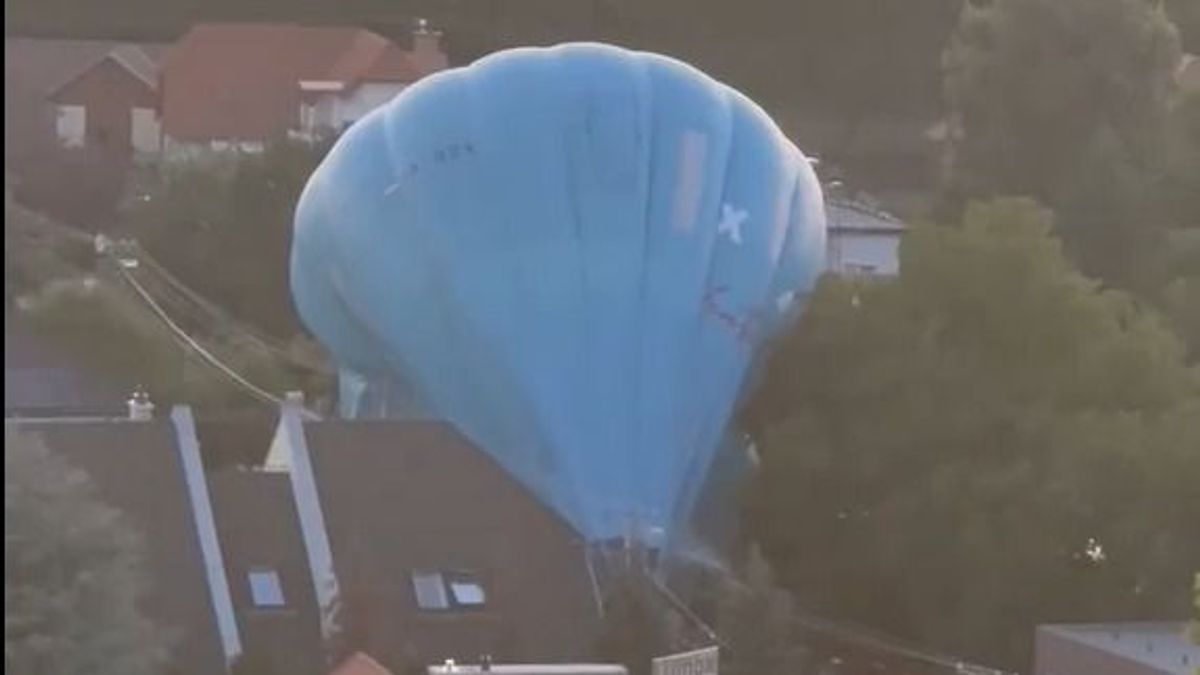  Videó készült a debreceni hőlégballon kényszerleszállásáról!