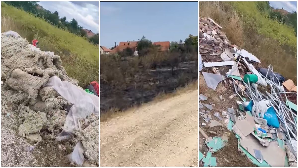 Förtelem és tűz a hajdú-bihari város szélén: kigyulladt az undorító kupac, nagy erőkkel oltották – foókkal, videóval