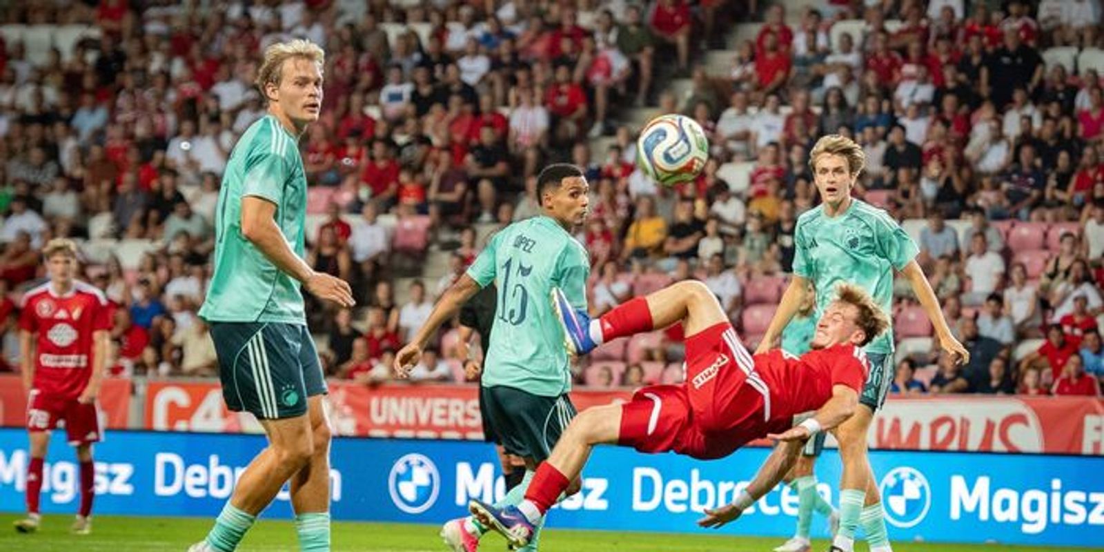 Így küzdöttek a fiúk! Itt vannak a DVSC-Kobenhavn összecsapásának fotói!