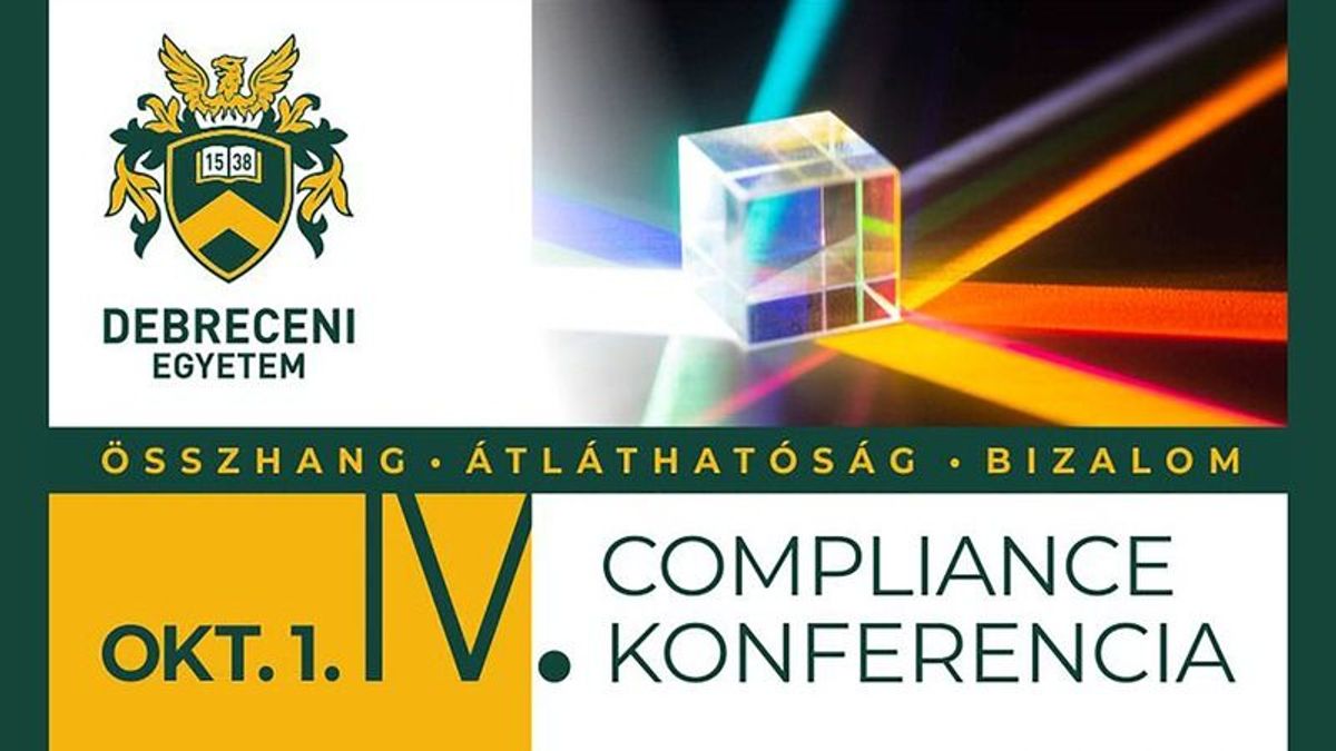 A gazdasági biztonság lesz a Debreceni Egyetem Compliance Konferencia egyik központi témája