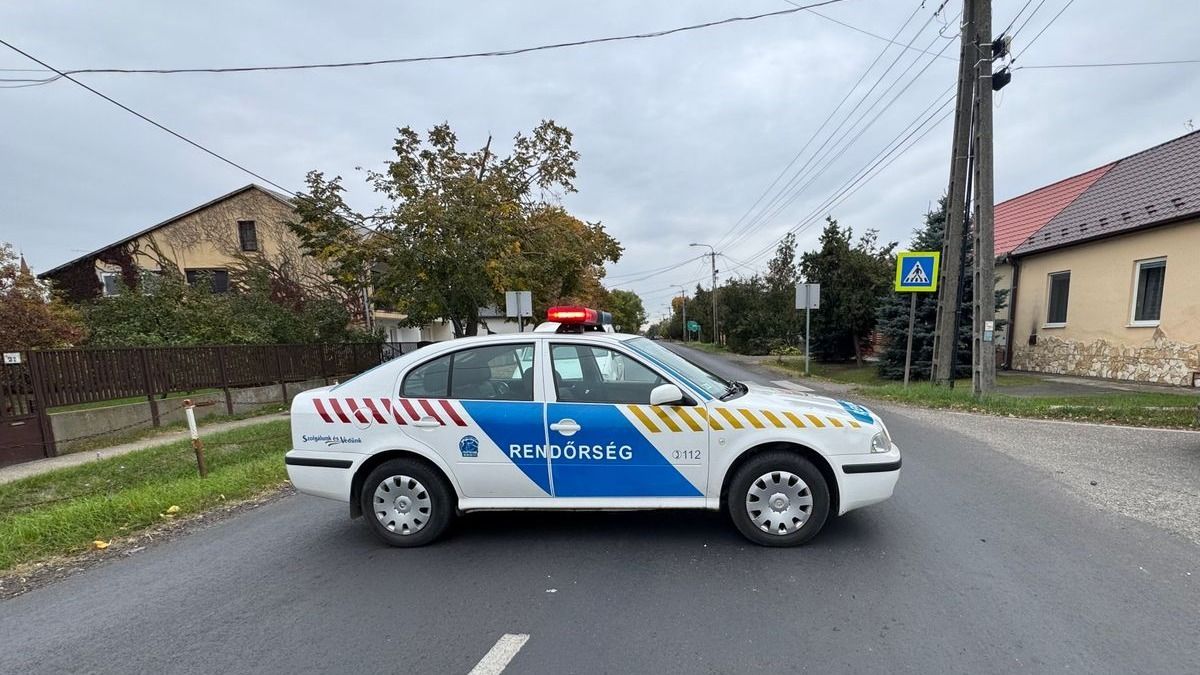 Villanyoszlopot döntött ki egy autós Hajdú-Biharban